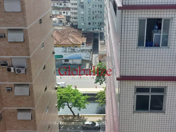 Imagem Apartamento à venda com 85m², 2 quartos, 1 suíte, vista mar por R$669.000,00 no José Menino em Santos