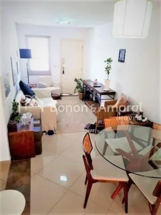 Imagem Casa em condomínio a venda, na Fazenda Santa Cândida com 82m² área construída. Possui duas sala...
