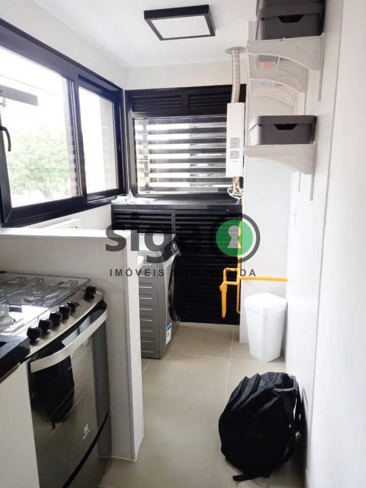 Imagem Apto tipo garden para locação em Pinheiros com 1 suite Mobiliado