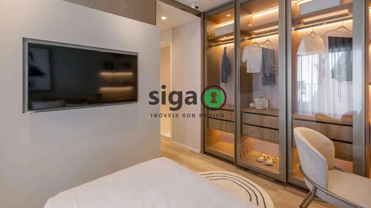 Imagem Apartamento à venda no Brooklin ? 138m², 3 quartos, 2 vagas , Quadra de Tênis!