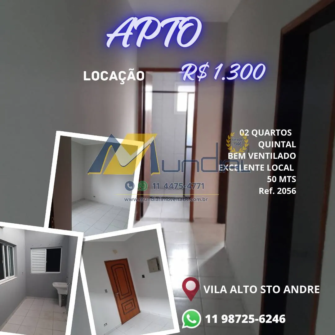 Imagem Alugo Apto em Santo André, Vila Alto Santo André