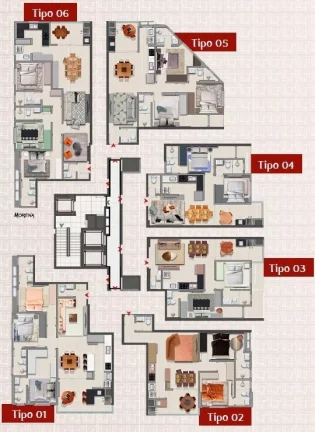 Imagem Adonai - Apartamento à venda no bairro Jardim Dourado - Porto Belo/SC