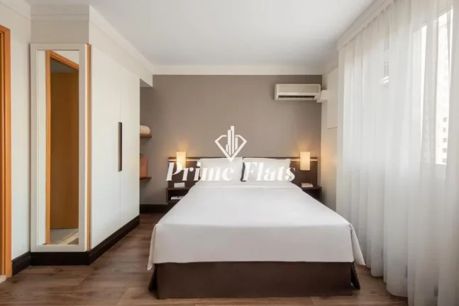 Imagem Flat disponível para venda no Hotel Intercity Nações Unidas na Chácara Santo Antônio, com 26m², 1 dormitório e 1 vaga