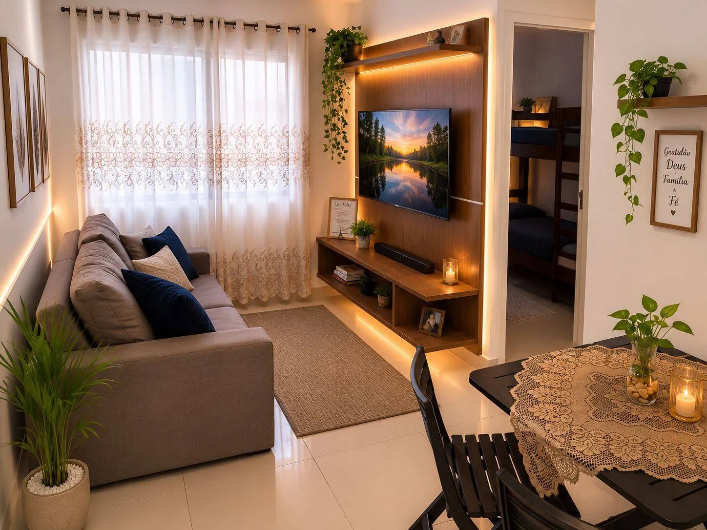 Foto do imóvel Apartamento 2 quartos Mobiliado RNI Bairro Parque Hoara em Rua Santana