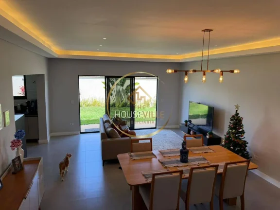 Imagem Casa Sobrado, 3 dormitórios ( 2 suítes), Condomínio Reserva Rudá, Sjc,
