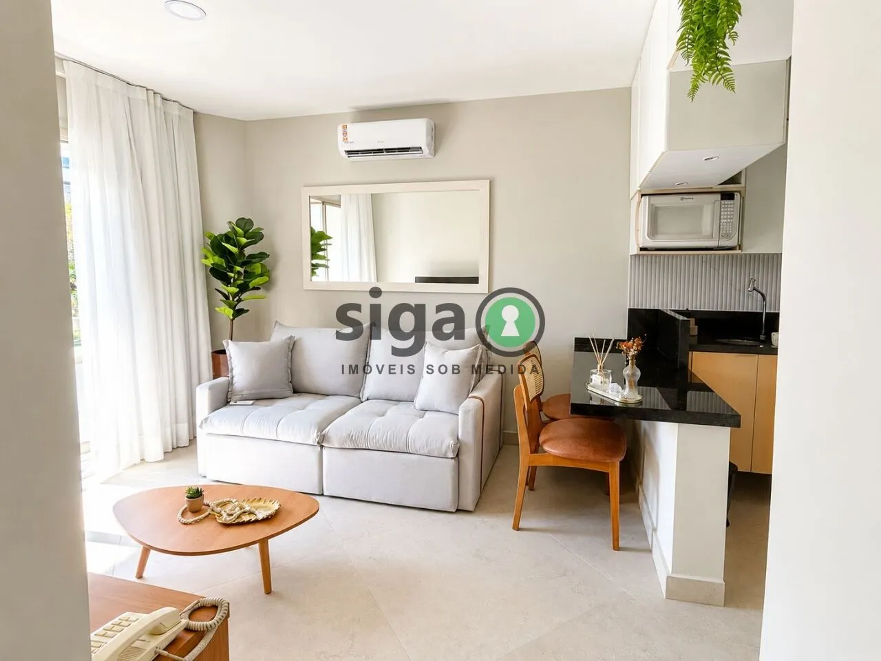 Imagem Apartamento de 1 quarto, 41 m², aluguel por R$ 6.500/mês - Paraíso - São Paulo/SP