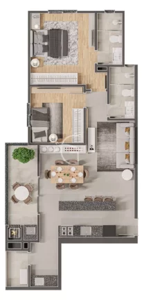 Imagem APARTAMENTO RESIDENCIAL em JOINVILLE - SC, COSTA E SILVA