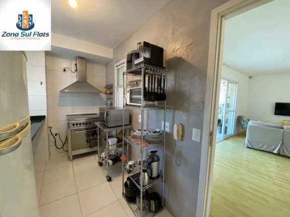 Imagem Apartamento à Venda Em Santo Amaro Com 4 Dormitórios Sendo 2 Suítes e 2 Vagas - Varanda Gourmet