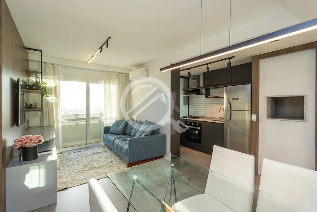 Imagem Apartamento de 2 dormitórios de 71 m² mobiliado e decorado em alto padrão. Suíte, banheiro socia...