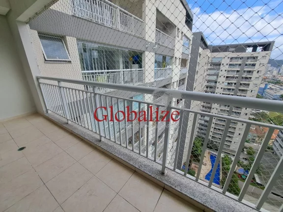 Imagem Apartamento para locação por R$3.000,00 com 1 quarto, lazer e vaga de garagem em Santos