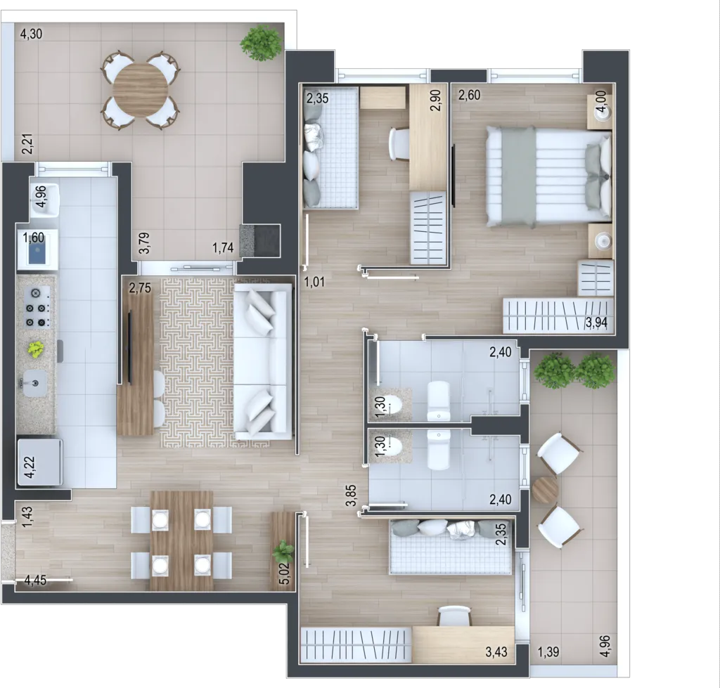 Imagem APARTAMENTO RESIDENCIAL em Curitiba - PR, Portão