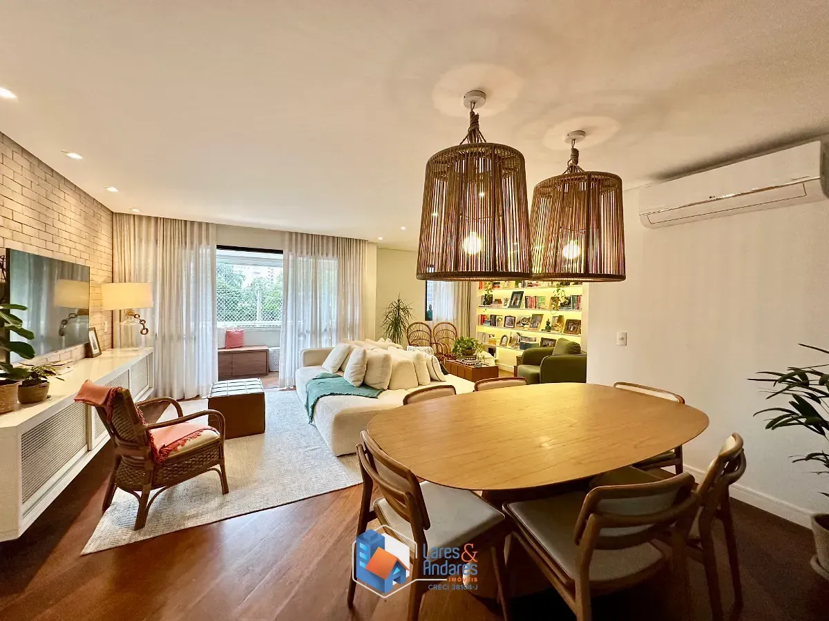 Imagem Apartamento para venda em Santo Amaro com 3 quartos, sendo 2 suítes, 120m²