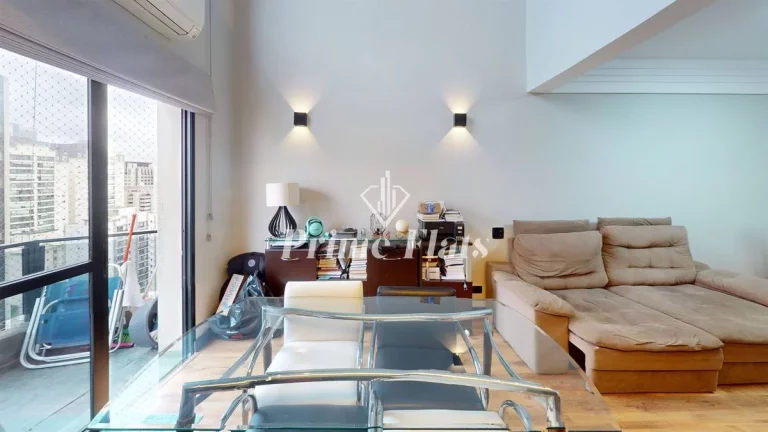 Imagem Flat disponível para venda no Place Vendome Flat Service em Moema, com 52m², 1 dormitório e 1 vaga