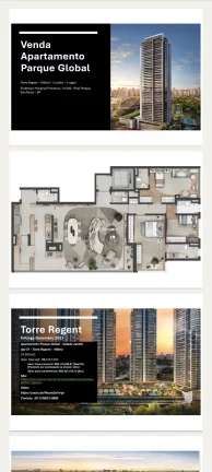 Imagem Venda de Apartamento de 3 Suítes em Cidade Jardim, São Paulo - 186m² - 3 Vagas de Garagem