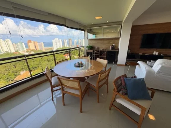 Imagem Aluguel Apartamento Mobiliado Alto Padrão | Vista Mar | Colina A Patamares
