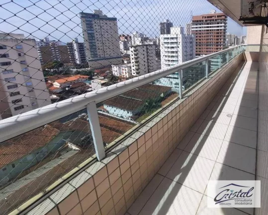Imagem Apartamento com 3 dormitórios à venda, 107 m² por R$ 650.000,00 - Guilhermina - Praia Grande/SP
