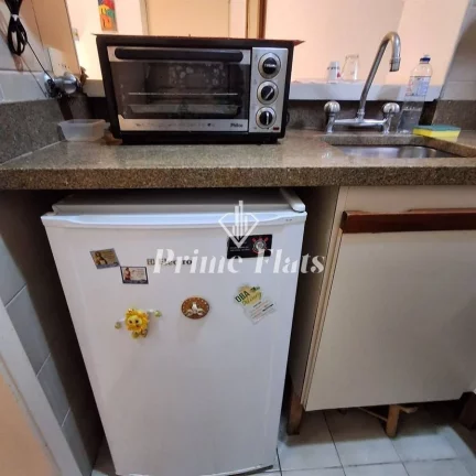 Imagem Flat disponível para locação no Condomínio Edifício Flat London Residence Service, com 42m², 1 dormitório e 1 vaga
