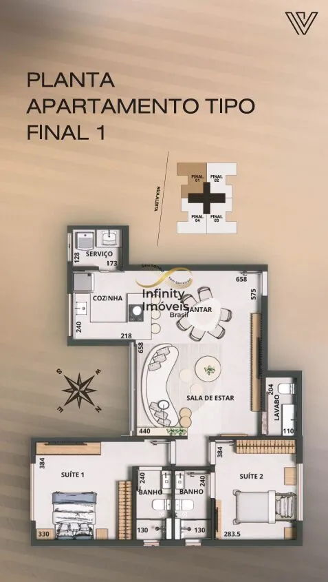 Imagem Ed. Vivere - Apartamento à venda no bairro Cruzeiro - Belo Horizonte/MG