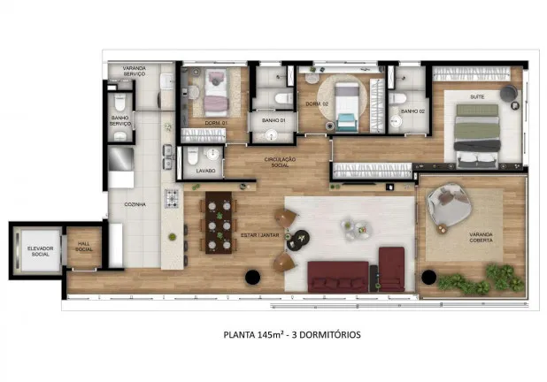 Imagem Apartamento com 3 Quartos à Venda, 145 m² em Jardim Paulista - São Paulo