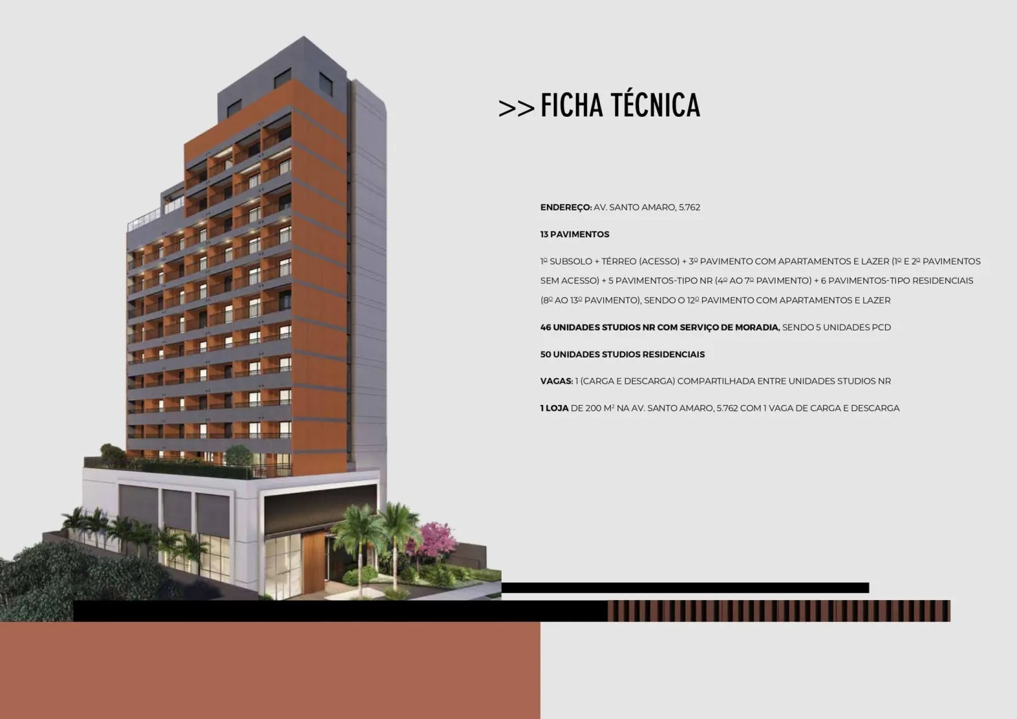 Imagem Apartamento 26,70m² para Locação na Avenida Santo Amaro, Frente à Estátua do Borba Gato, com Sacada e Lazer