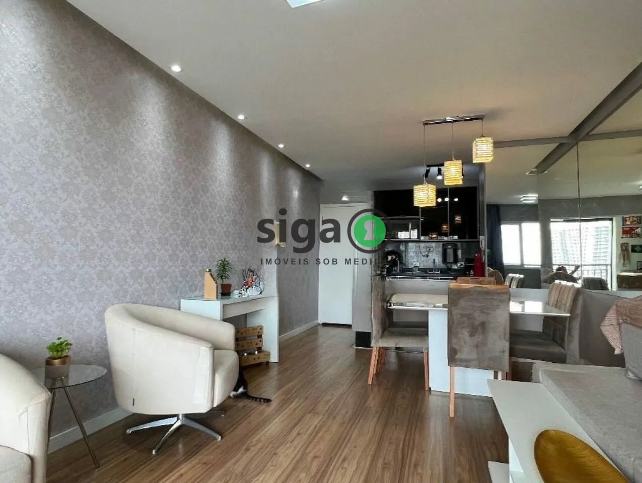 Imagem Apartamento à venda com 77m², 2 quartos e 2 vagas