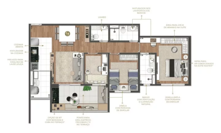Imagem APARTAMENTO RESIDENCIAL em São Paulo - SP, Santo Amaro