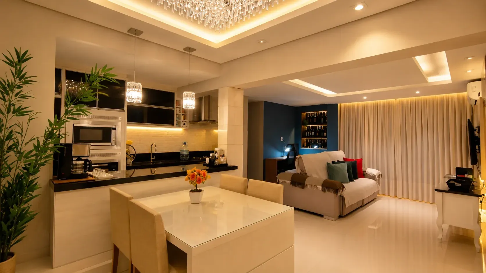 Imagem Apartamento com 2 Quartos à Venda, Locação ou Temporada, 72 metros em Centro - Florianópolis