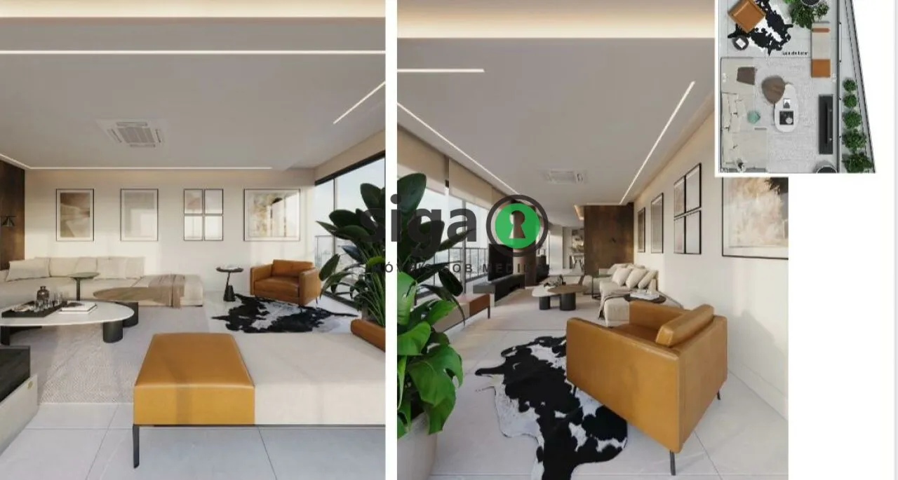 Imagem Apto à Venda com 176m², com 3 suites, 2 vagas na Vila Olímpia, no contrapiso, recém entregue