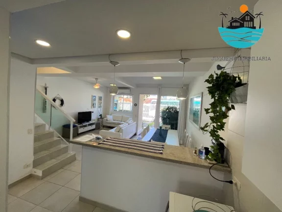 Imagem Casa em condomínio para locação Anual em Juquehy com 4 dormitórios, 1 suíte, 750m da praia - Acomodação 10 pessoas | Juquehy Imobiliária