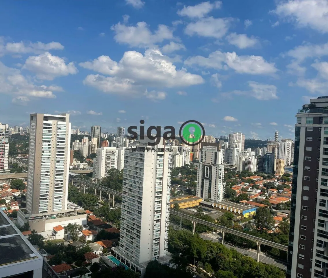 Imagem Habitarte 2 Brooklin - 128m² Mobiliado , 2 Suítes, 3 Vagas e Vista Privilegiada