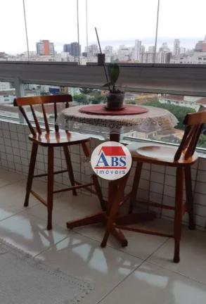 Imagem Vendo apartamento no Campo Grande em Santos. 2 quartos sendo 1 suíte