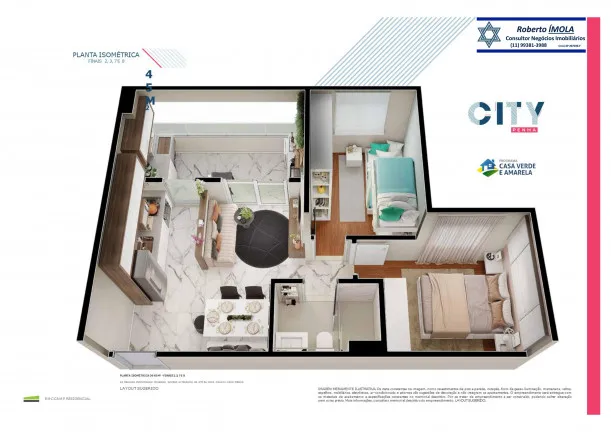 Foto do imóvel Apartamento com 2 Quartos à Venda, 45 m² em Vila Esperança - São Paulo
