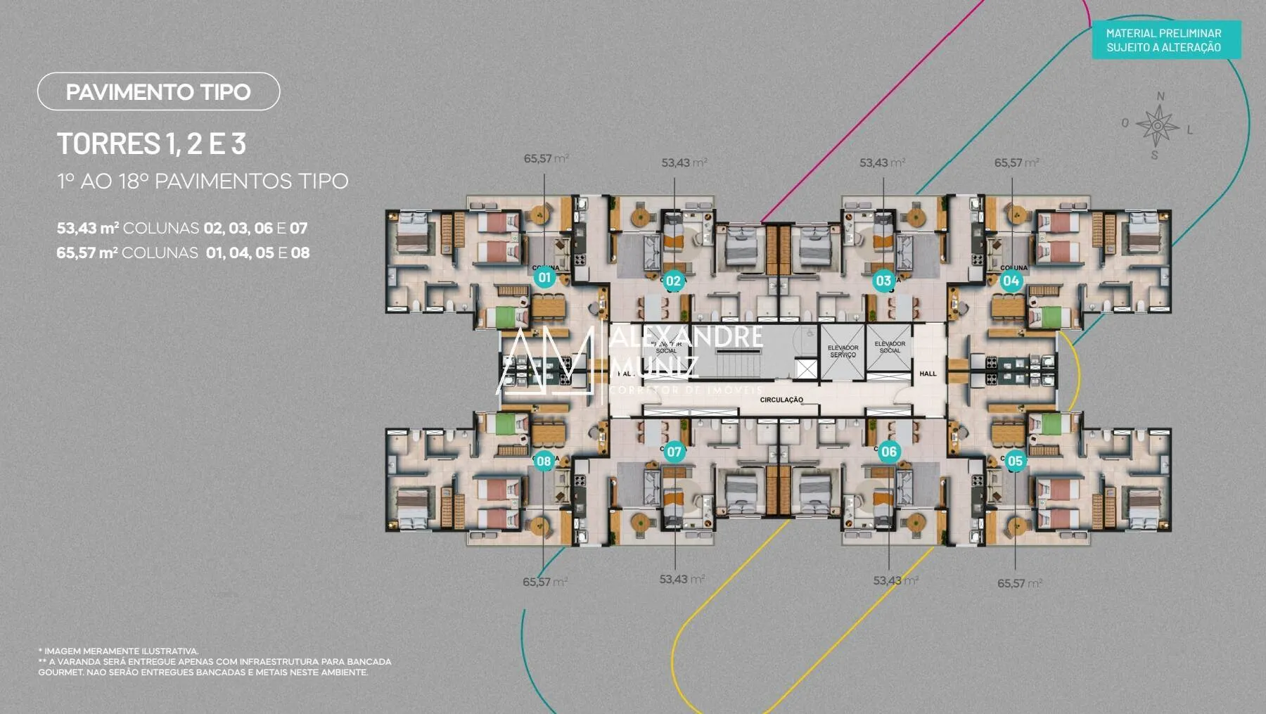 Imagem Mood Boulevard, apartamentos no Presidente Kennedy. 2 e 3 quartos.