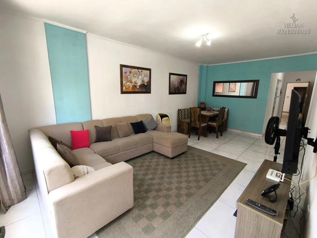 Foto do imóvel Apartamento Tupi, 2 dorms, Sacada, suíte, 2 vagas - 320m da praia em Vila Tupi, Praia Grande - SP