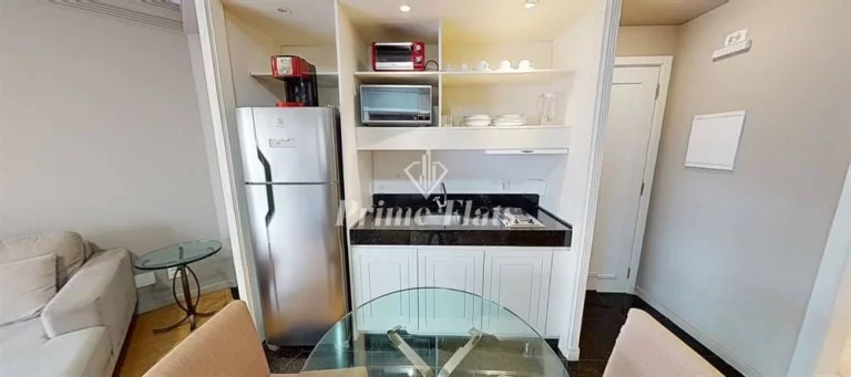 Imagem Flat disponível para venda no Gran Estanconfor Itaim, com 52m², 1 dormitório e 1 vaga de garagem