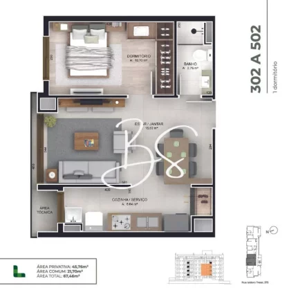 Imagem APARTAMENTO RESIDENCIAL em PORTO ALEGRE - RS, JARDIM BOTÂNICO