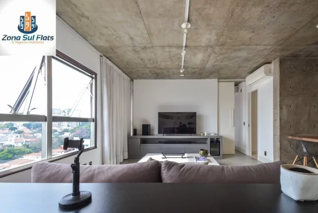Imagem Apartamento à Venda No Campo Belo Com 1 Suíte e 1 Vaga - Semi-Mobiliado