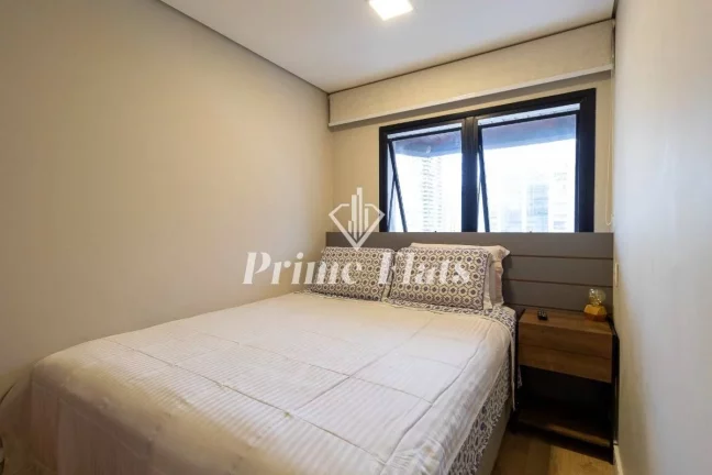 Imagem Flat disponível para venda no Place Vendome Flat Service em Moema, com 58m², 2 dormitórios e 1 vaga