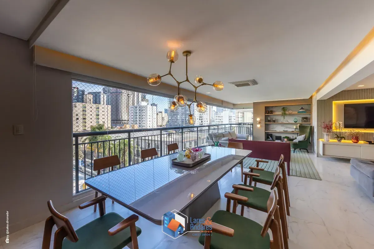 Imagem Apartamento para venda em Brooklin com 3 quartos, sendo 3 suítes, 213m²