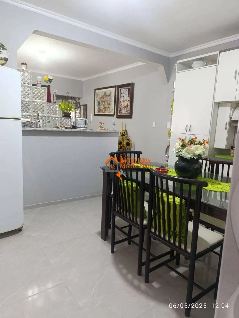 Imagem Sobrado com 3 dormitórios à venda, 125 m² por R$ 419.000,00 - Parque Mikail - Guarulhos/SP