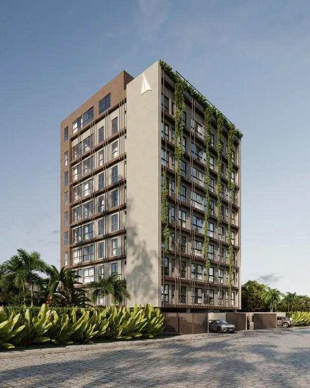 Imagem Flat com 1 dormitório à venda, 29 m² por R$ 305.000 - Intermares - Cabedelo/PB