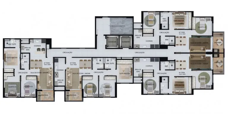 Imagem Apartamento com 3 Quartos à Venda, 67 m² em Imbiribeira - Recife
