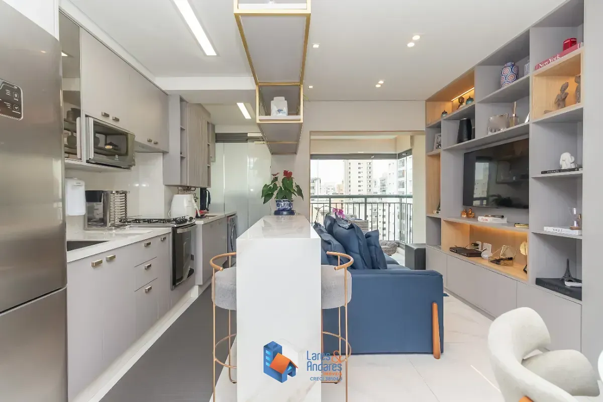 Imagem Apartamento para venda em Moema com 2 quartos, sendo 1 suíte, 54m²
