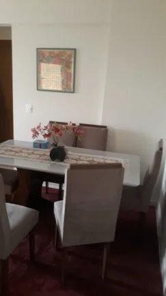 Imagem Apartamento com 2 quartos sendo 1 suíte, sala 2 ambientes com sacada, cozinha planejada, banheiro c...