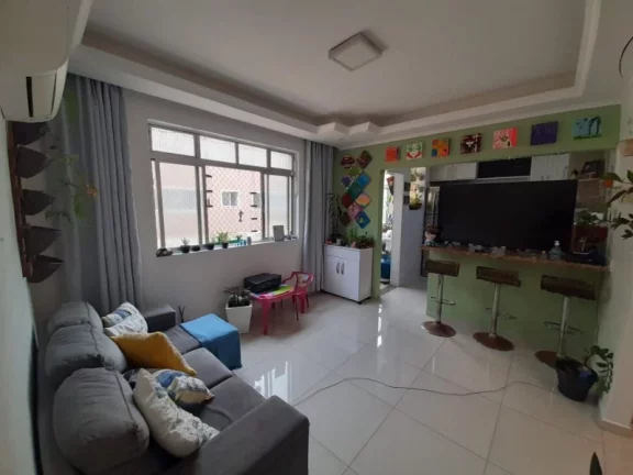Foto do imóvel APARTAMENTO COM 2 DORMITÓRIOS À VENDA, 53 M² POR R$ 290.000,00 - MARAPÉ - SANTOS/SP