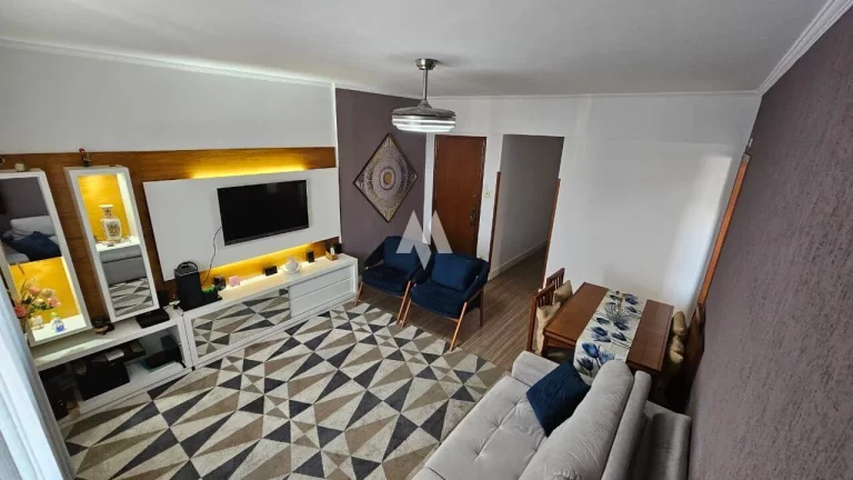 Imagem Apartamento Aconchegante na Vila Belmiro com 02 quartos (01 suíte), garagem demarcada na escritura.
