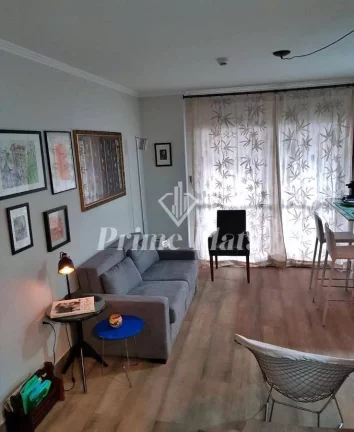 Imagem Flat disponível para venda no Hotel Paulista Wall Street na Bela Vista, com 55m², 1 dormitório e 1 vaga de garagem
