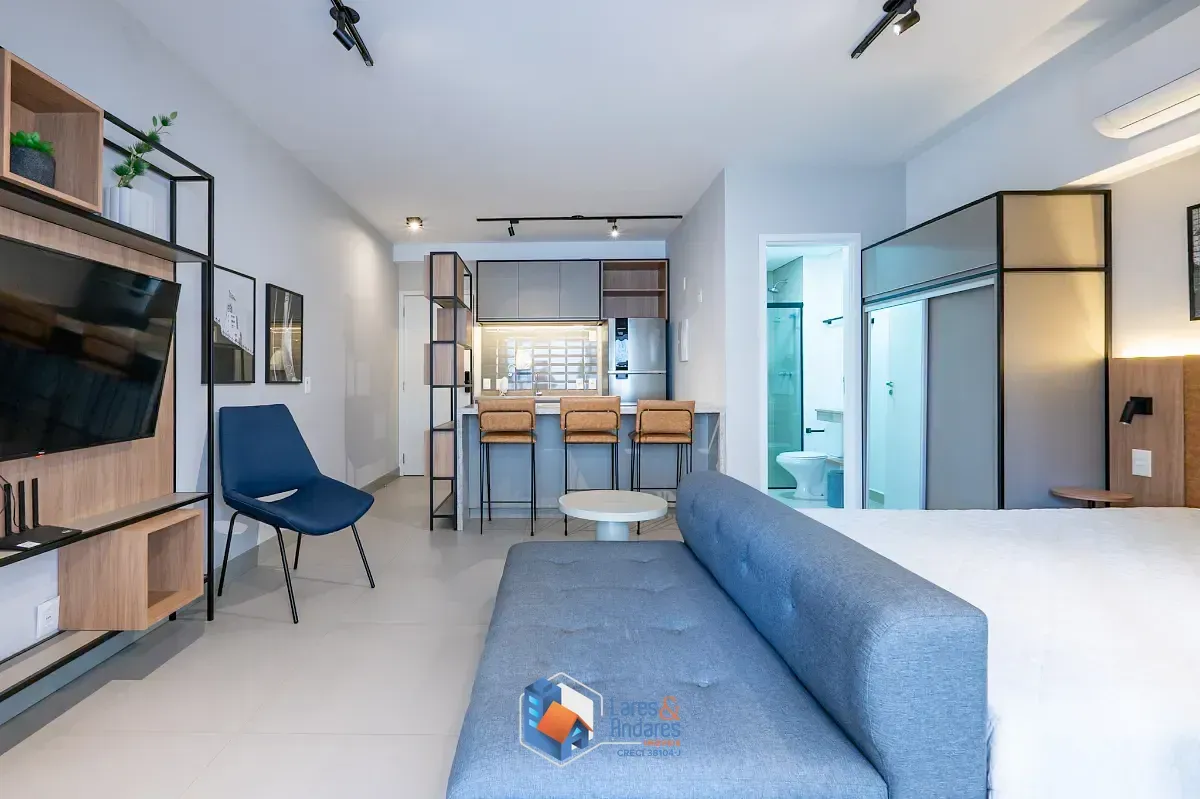 Imagem Studio para venda em Campo Belo com 1 quarto, 40m²
