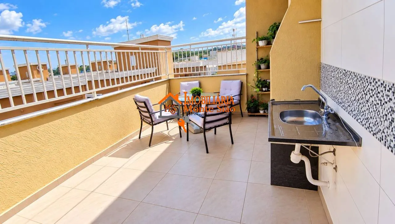 Imagem Apartamento Duplex com 2 dormitórios à venda, 84 m² por R$ 318.000,00 - Cidade Nova Bonsucesso - Guarulhos/SP