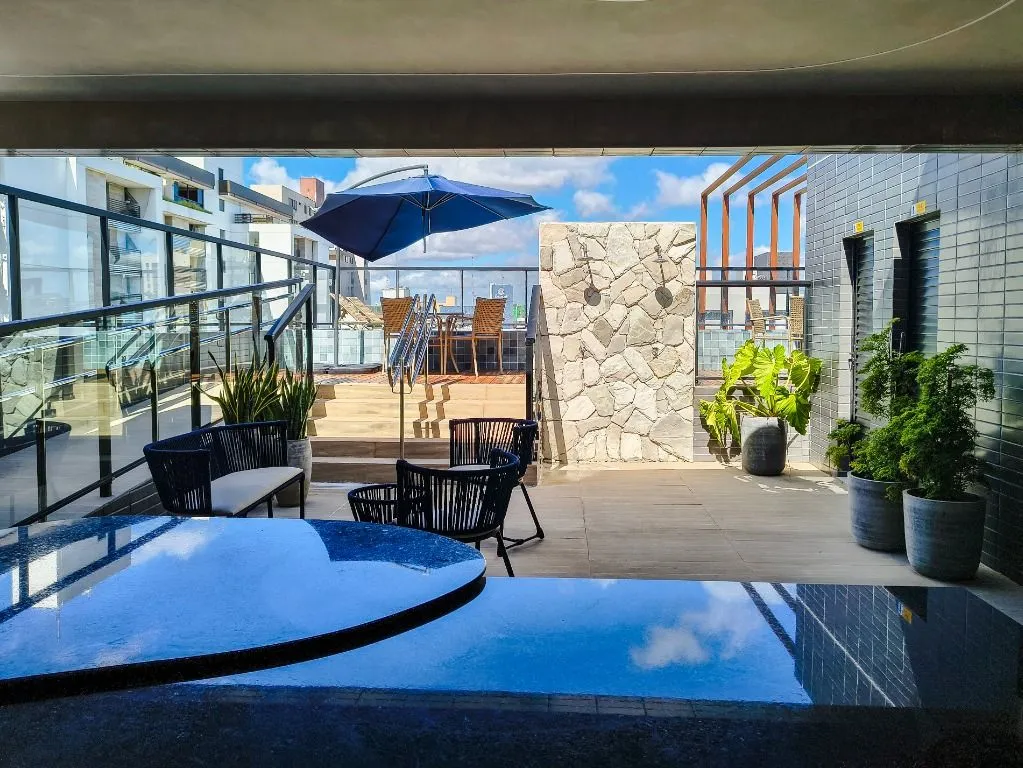 Imagem Flat mobiliado de 21 m² em Intermares, com piscina, churrasqueira, vaga e segurança 24h, a 5 min da região do Jacaré.